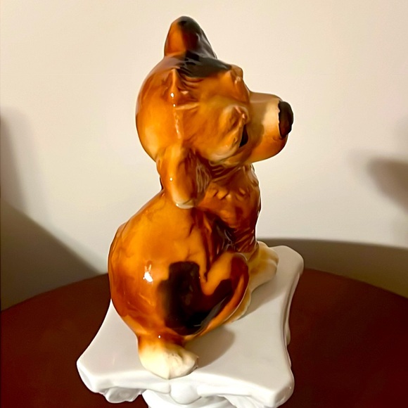 Vintage Ceramic Puppy Figurine 🐶 - Picture 5 of 10